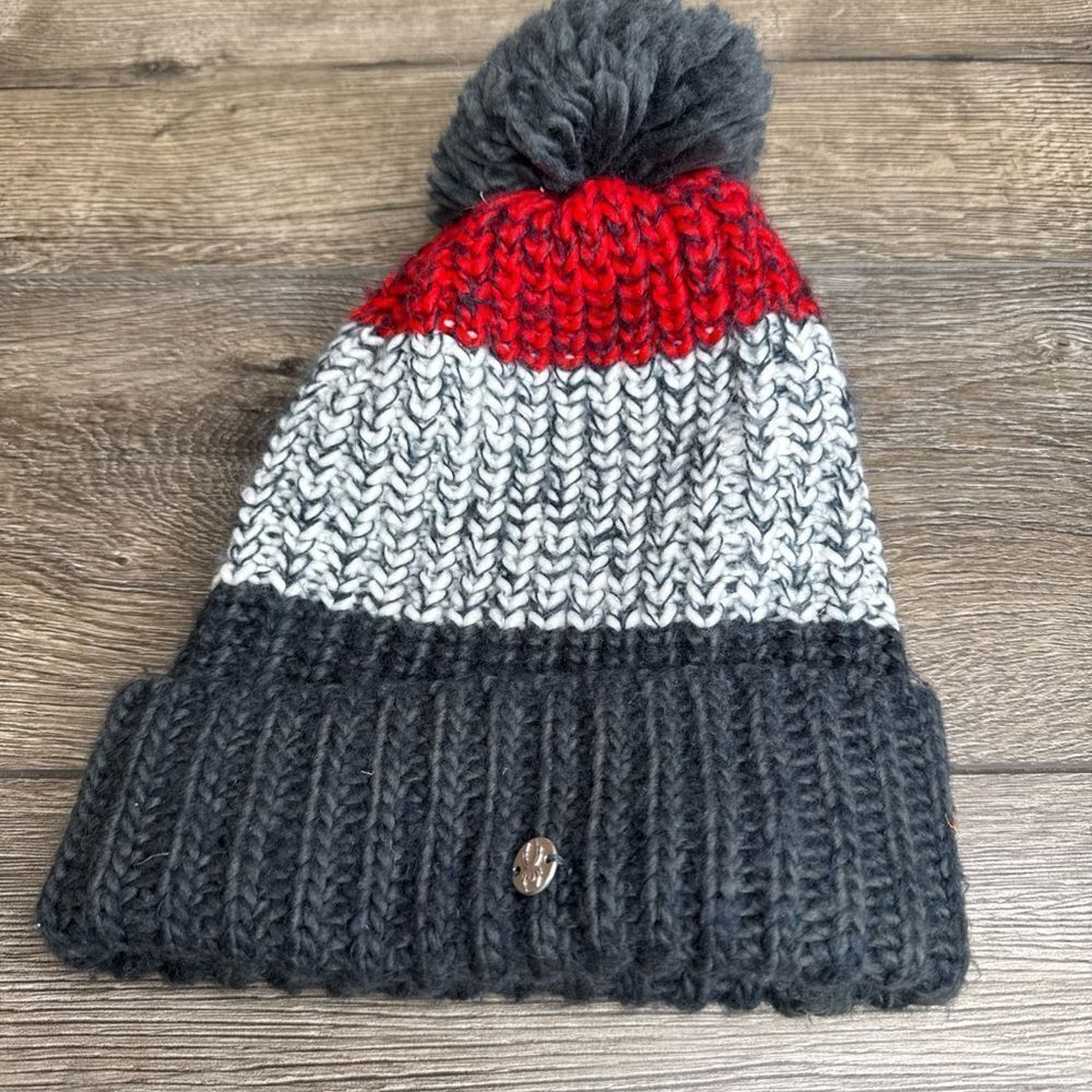 Mens Spyder Bennie Hat With Pom